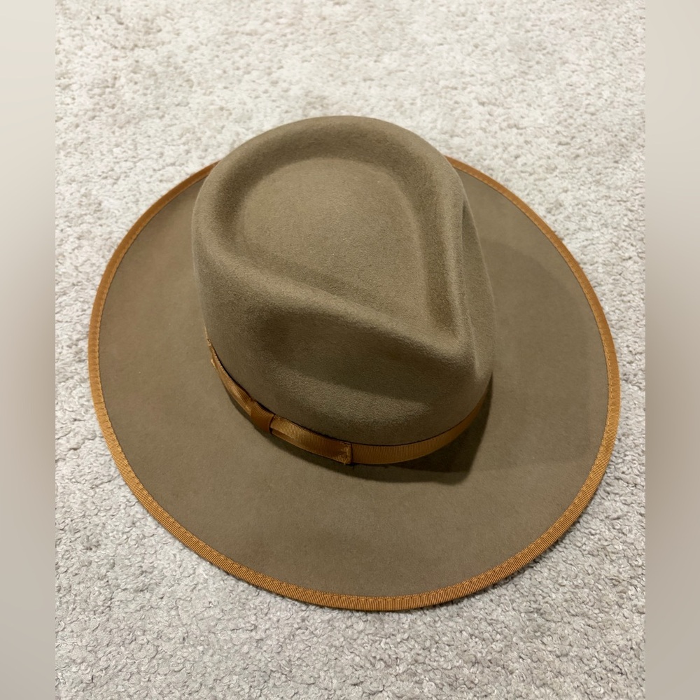 Gigi Pip MONROE RANCHER Wool Hat - NWT - brown - size S/M 57 - Picture 2 of 10